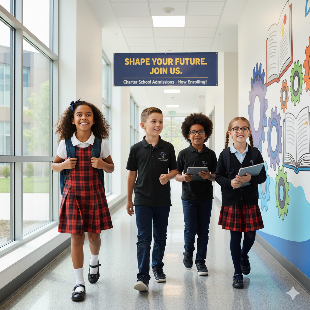 Students at Highlander Charter School