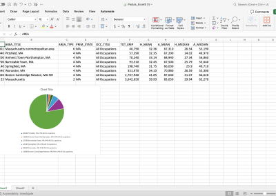Excel spreadsheet